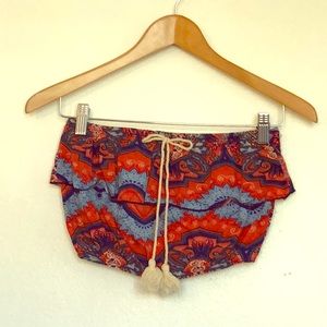Paisley Cropped Tube Top